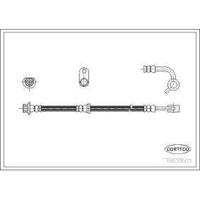 Comprar Latiguillo de freno de CORTECO 19033603 a bajo precio de 23,18 €