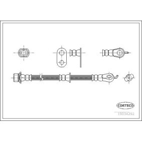 Comprar Latiguillo de freno de CORTECO 19034292 a bajo precio de 15,04 €