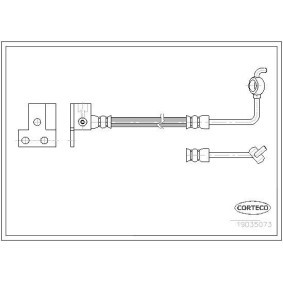Comprar Latiguillo de freno de CORTECO 19035073 a bajo precio de 27,02 €