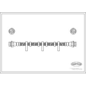 Comprar Latiguillo de freno de CORTECO 19035109 a bajo precio de 68,89 €