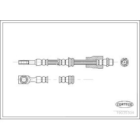 Comprar Latiguillo de freno de CORTECO 19035304 a bajo precio de 18,85 €