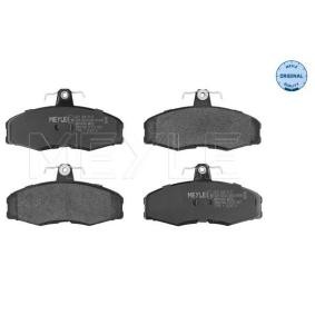 Achetez des Plaquettes de frein MEYLE 025 208 6117 à prix pour 19,17 €