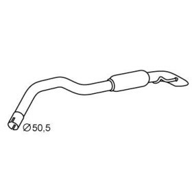 Compre Panela de escape traseira da VEGAZ CS-422 a um preço baixo por 98,26 €
