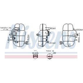 Ausgleichsbehälter von NISSENS 996237