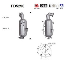 Compre Filtro de partículas da AS FD5290 a um preço baixo por 515,05 €
