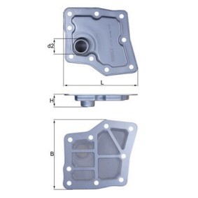 Hydraulikfilter, Automatikgetriebe HX 259 für SKODA