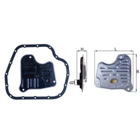 Compre Conjunto do filtro hidráulico, caixa velocidades automática da MAHLE ORIGINAL HX 284D a um preço baixo por 68,07 €