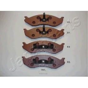 Comprar Juego zapatas freno de alto rendimiento de JAPANPARTS PA-057P a bajo precio de 30,84 €