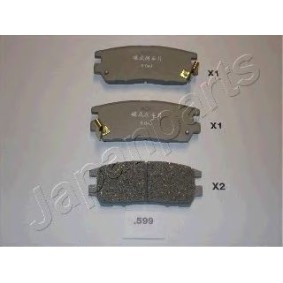 Compre Jogo de pastilhas de travão de alto rendimento da JAPANPARTS PP-599P a um preço baixo por 26,99 €
