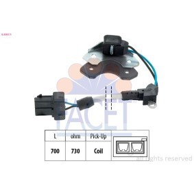 Achetez des Capteur de vitesse de roue, boîte automatique FACET 9.0470 à prix pour 83,91 €