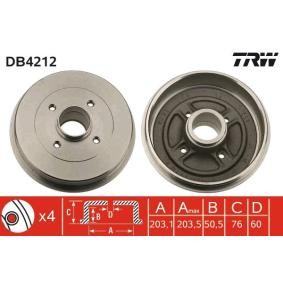 Bremstrommel von TRW DB4212