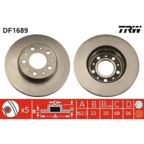 Acquista Disco freno da TRW DF1689 a buon mercato per soli 36,29 €
