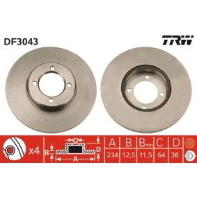 Bremsscheibe für DAIHATSU von TRW