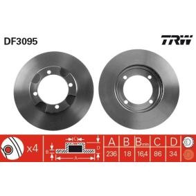 Comprar Disco de freno de TRW DF3095 a bajo precio de 130,62 €