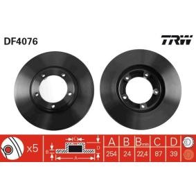 Comprar Disco de freno de TRW DF4076 a bajo precio de 25,31 €