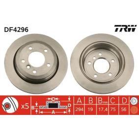 Acquista Disco freno da TRW DF4296 a buon mercato per soli 192,68 €
