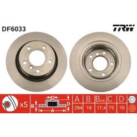 Acquista Disco freno da TRW DF6033 a buon mercato per soli 50,41 €