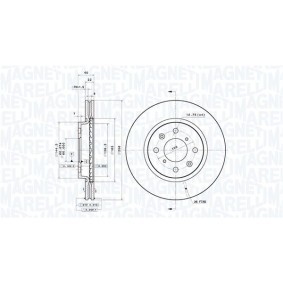 Comprar Disco de freno de MAGNETI MARELLI 360406185701 a bajo precio de 83,04 €