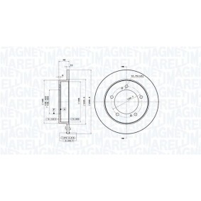 Comprar Disco de freno de MAGNETI MARELLI 360406187700 a bajo precio de 91,29 €