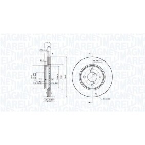 Comprar Disco de freno de MAGNETI MARELLI 360406187901 a bajo precio de 139,48 €