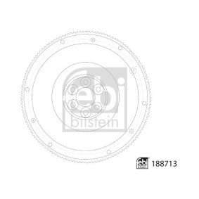 Osta Vauhtipyörä FEBI BILSTEIN:llä 188713 edullisesti hintaan 316,36 €