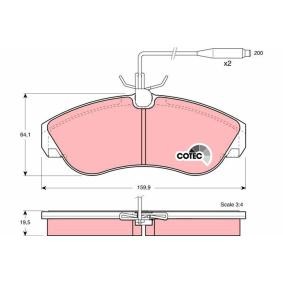 Köp Bromsbelägg av TRW GDB1106 till det låga priset 735,34 kr