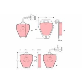 Compre Pastilhas de travão da TRW GDB1162 a um preço baixo por 64,36 €