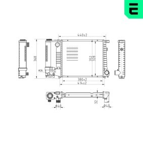 Achetez des Radiateur du moteur ERA 673410 à prix pour 341,40 €