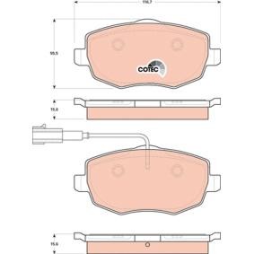 Compre Pastilhas de travão da TRW GDB1707 a um preço baixo por 38,76 €
