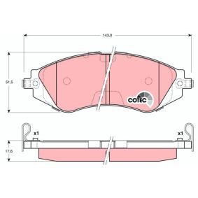 Compre Pastilhas de travão da TRW GDB3171 a um preço baixo por 29,06 €