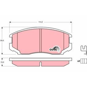 Bremsbeläge für DAIHATSU von TRW