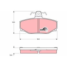 Acquista Kit pastiglie freni da TRW GDB442 a buon mercato per soli 27,11 €