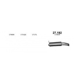 Compre Panela de escape traseira da IZAWIT 27.192 a um preço baixo por 81,48 €
