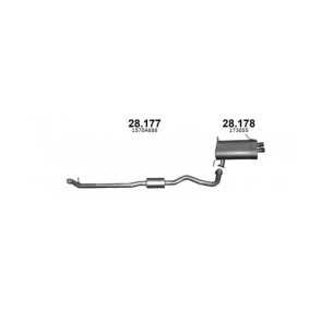 Compre Panela de escape traseira da IZAWIT 28.178 a um preço baixo por 98,85 €