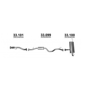 Endschalldämpfer 33.100