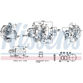 Turbolader von NISSENS 93632