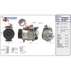 Kjøp AC-kompressor av AHE 97781N til den lave prisen 6060,19 NOK