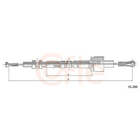 Acquista Cavo frizione da COFLE 92.15.206 a buon mercato per soli 12,60 €