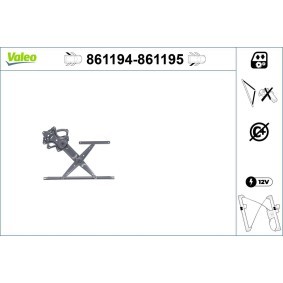 Osta Lasinnostin VALEO:llä 861194 edullisesti hintaan 54,13 €