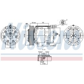 Klimakompressor von NISSENS 891073