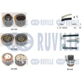 Achetez des Kit de distribution + pompe à eau RUVILLE 5501262 à prix pour 222,25 €