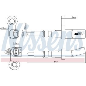 Sensor, Kühlmitteltemperatur von NISSENS 207017