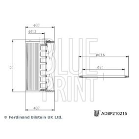 Compre Filtro hidráulico, caixa de velocidades automática da BLUE PRINT ADBP210215 a um preço baixo por 13,55 €