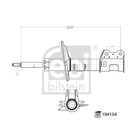 Stoßdämpfer von FEBI BILSTEIN 194154