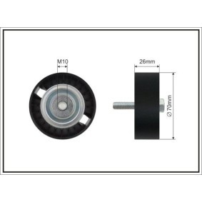 Compre Polia de desvio / de guia, correia trapezoidal estriada da CAFFARO 01-11 SC a um preço baixo por 16,27 €