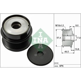 Achetez des Poulie roue libre, alternateur INA 535 0189 10 à prix pour 94,98 €