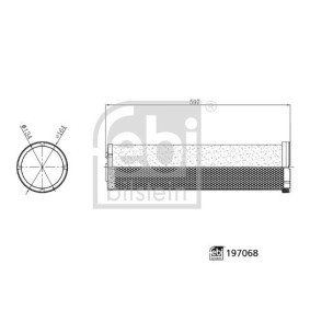 Luftfilter für FORD von FEBI BILSTEIN