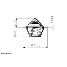 Achetez des Thermostat d'eau WAHLER 410808.88D à prix pour 20,09 €