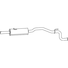 Endschalldämpfer für FORD von DINEX