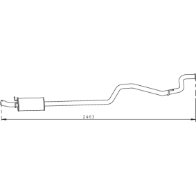 Endschalldämpfer für FORD von DINEX